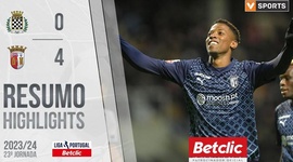 Liga Portugal Betclic: Boavista 0 - 4 Sp. Braga (2023-2024)