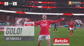 Liga Portugal Betclic: Benfica vs V. Guimarães, Golo 1-0 Akturkoglu (2024-2025)