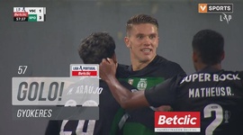 Liga Portugal Betclic: V. Guimarães vs Sporting, Golo 1-3 Gyokeres (2024-2025)