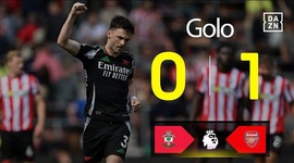 Premier League: Southampton vs Arsenal, Golo 0-1 Kieran Tierney (2024-2025)