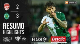 Taça de Portugal Generali Tranquilidade: Santa Clara 2 - 3 a.p Sporting (2025-2026)