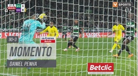 Liga Portugal Betclic: Sporting vs Nacional, Jogada Daniel Penha, 93' (2024-2025)