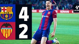 La Liga: Barcelona 4 - 2 Valência (2023-2024)