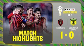 CAF Confederation Cup: USM Alger 1 - 0 AS Maniema Union (2025-2026)
