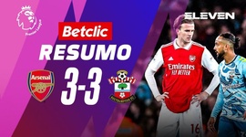 Premier League: Arsenal 3 - 3 Southampton (2022-2023)