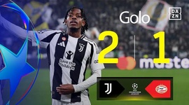 Liga Campeões: Juventus vs PSV, Golo 2-1 Mbangula (2024-2025)
