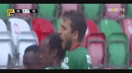 Liga Portugal Bwin: Marítimo (1-1) Tondela, Golo Marcelo Alves (p.b.), 33m (2021-2022)