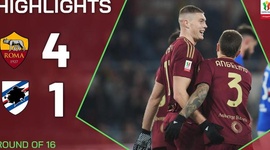 Coppa Italia: Roma 4 - 1 Sampdoria (2024-2025)