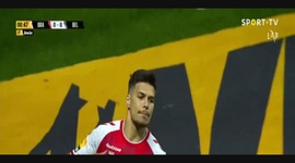 Liga Portugal Bwin: Sp. Braga (1-0) B SAD, Golo Francisco Moura, 1m (2021-2022)