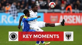 FA Cup: Boreham Wood 2 - 0 AFC Wimbledon (2021-2022)
