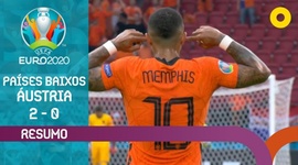 Europeu: Holanda 2 - 0 Áustria (2020)