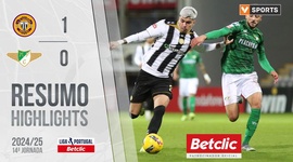 Liga Portugal Betclic: Nacional 1 - 0 Moreirense (2024-2025)