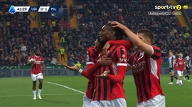 Serie A: Udinese vs Milan, Golo 0-1 Rafael Leão (2024-2025)