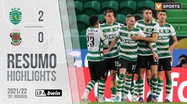 Liga Portugal Bwin: Sporting 2 - 0 Paços Ferreira (2021-2022)
