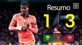 La Liga: Elche 1 - 3 Barcelona (2025-2026)