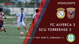Juniores A S19 I Divisão: Alverca 3 - 3 Torreense (2022-2023)