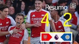 Premier League: Arsenal 4 - 2 Leicester (2024-2025)