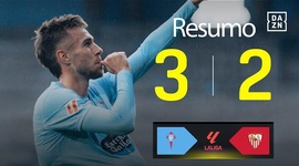 La Liga: Celta de Vigo 3 - 2 Sevilla (2024-2025)