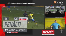 Liga Portugal Betclic: Arouca vs Estoril, Penálti Alejandro Marqués (VAR), 89' (2024-2025)