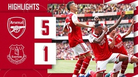 Premier League: Arsenal 5 - 1 Everton (2021-2022)