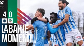 Virsliga: Riga FC 4 - 0 FK Liepāja (2024)