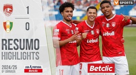 Liga Portugal Betclic: Santa Clara 1 - 0 CF Estrela Amadora (2024-2025)