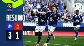 Ligue 1: Strasbourg 3 - 1 Stade Reims (2023-2024)