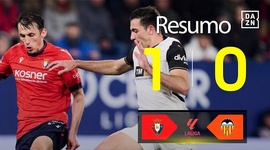 La Liga: Osasuna 1 - 0 Valência (2025-2026)