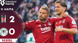 Super Ligi: Besiktas 2 - 0 Konyaspor (2024-2025)