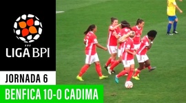 Liga de Futebol Feminino BPI: Benfica 10 - 0 Cadima (2019-2020)