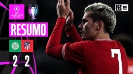 Liga Campeões: Celtic 2 - 2 Atlético Madrid (2023-2024)