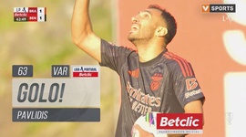 Liga Portugal Betclic: Sp. Braga vs Benfica, Golo 1-1 Pavlidis (VAR) (2024-2025)