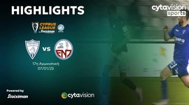 First Division: Omonia Aradippou 2 - 0 Enosis Paralimni (2024-2025)