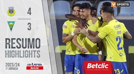 Liga Portugal Betclic: Arouca 4 - 3 Estoril (2023-2024)