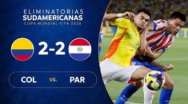 Qualificação Mundial América do Sul: Colômbia 2 - 2 Paraguai (2026)
