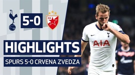 Liga Campeões: Tottenham 5 - 0 Crvena Zvezda (2019-2020)