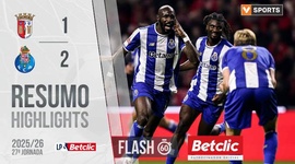 Liga Portugal Betclic: Sp. Braga 1 - 2 FC Porto (2025-2026)