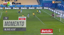 Liga Portugal Betclic: Estoril vs Moreirense, Jogada Nlavo Asué, 74' (2024-2025)
