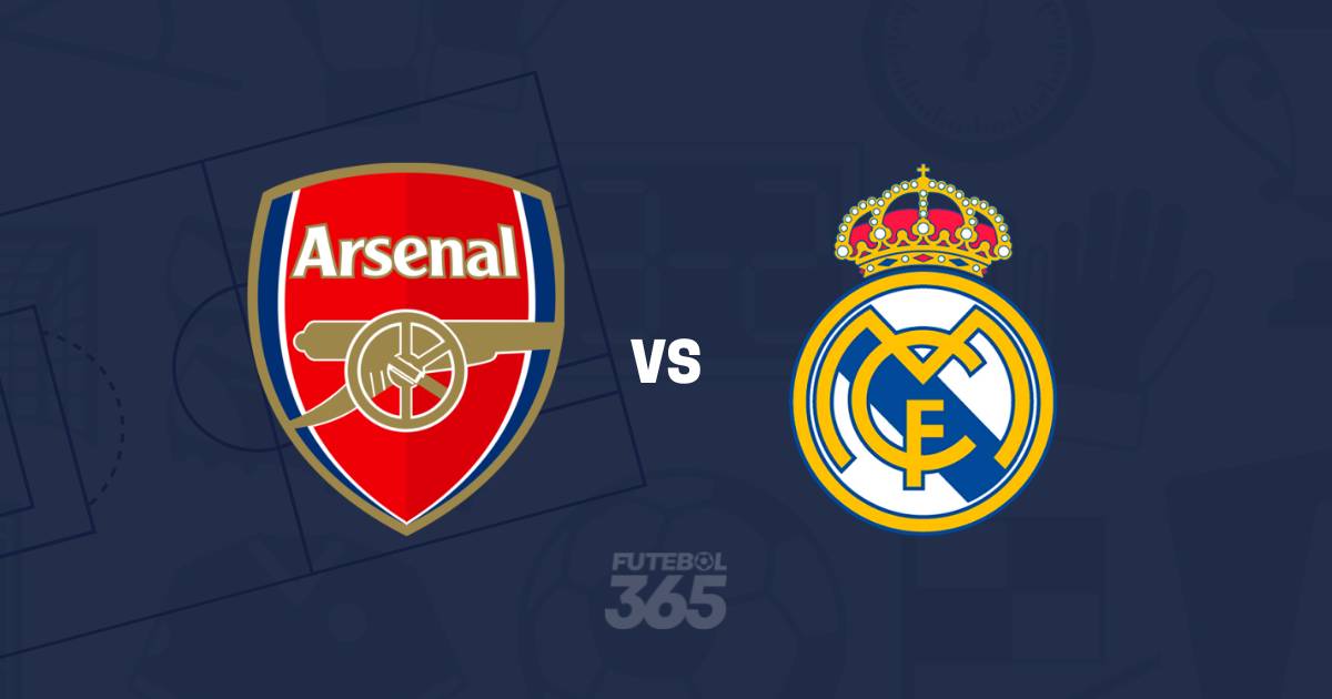 EM DIRETO: Acompanhe o Arsenal vs Real Madrid da Liga Campeões