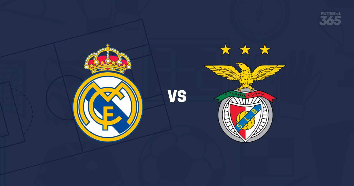 EM DIRETO: Acompanhe o Real Madrid vs Benfica da Liga Campeões