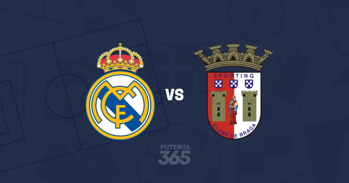EM DIRETO: Acompanhe o Real Madrid – Sp. Braga da Liga Campeões