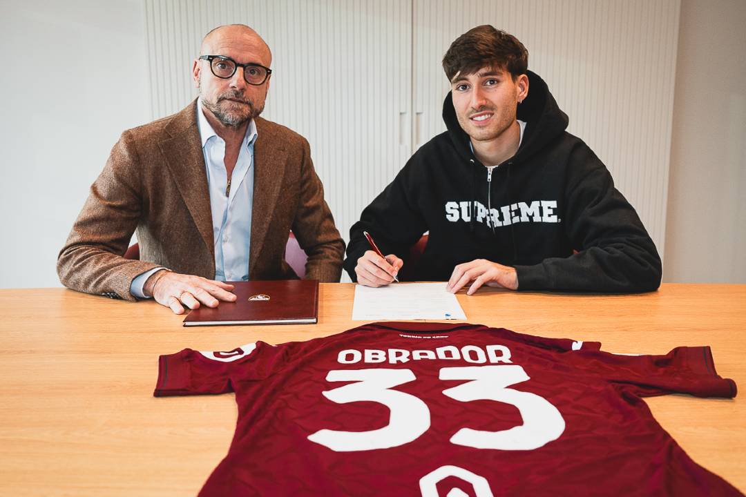 OFICIAL: Rafael Obrador emprestado pelo Benfica ao Torino até ao fim da época