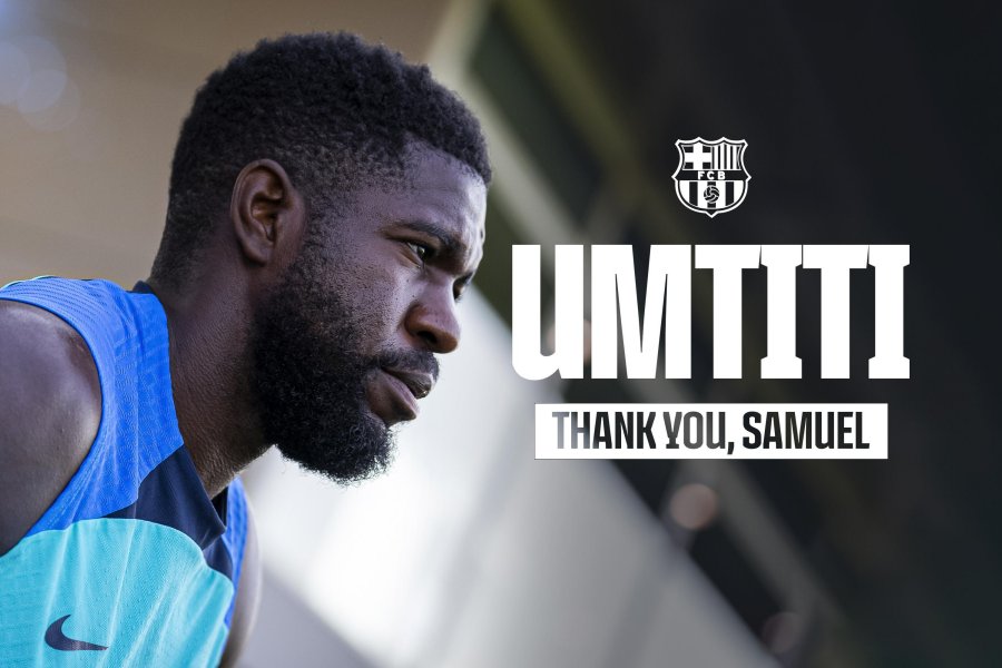 Espanha: Defesa francês Samuel Umtiti rescinde com o FC Barcelona