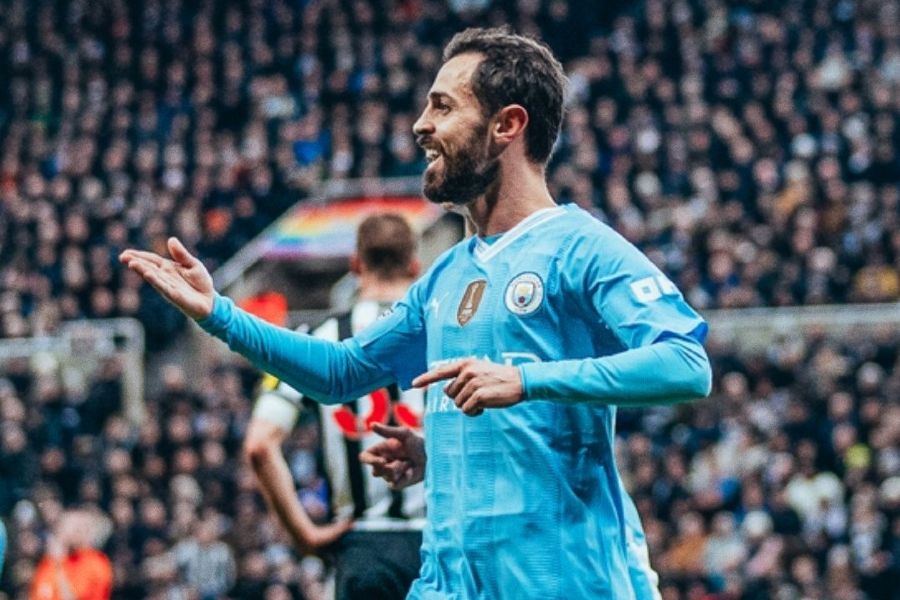 'Calcanhar' de Bernardo Silva inspira remontada do Manchester City diante do Newcastle