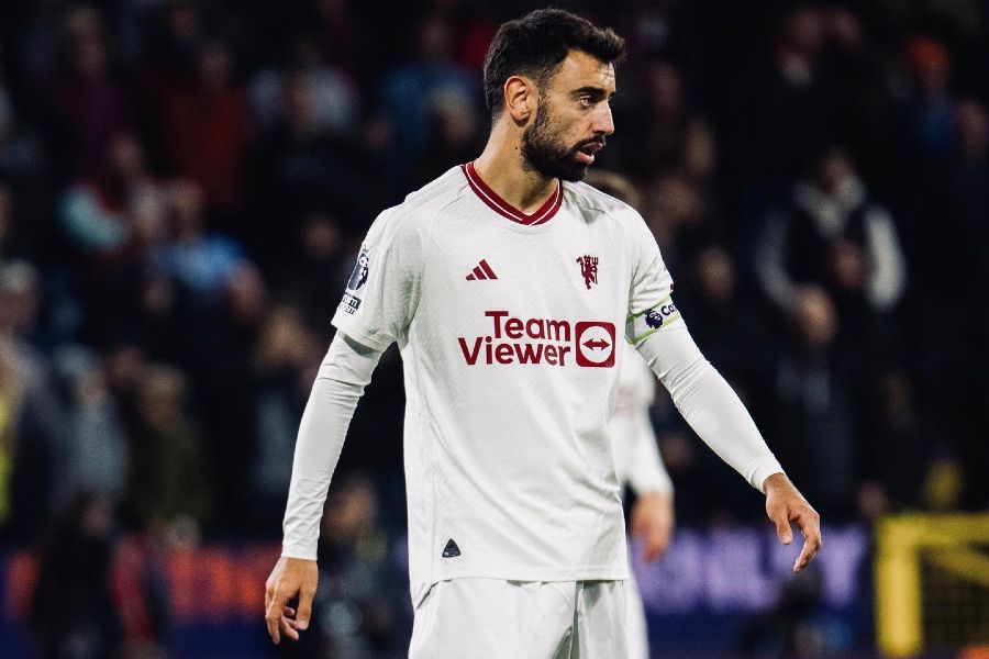 Bruno Fernandes é o jogador com mais minutos jogados na Europa em 2023, segundo o CIES