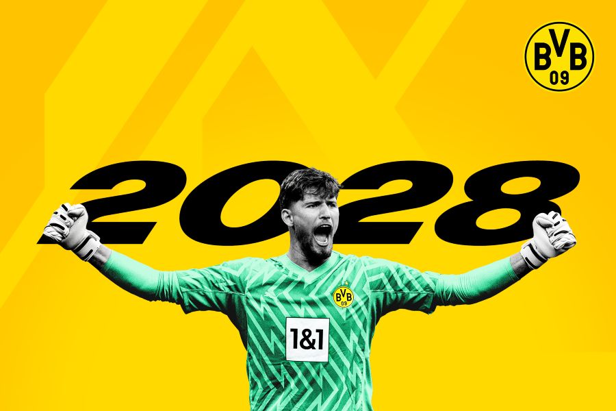 OFICIAL: Dortmund renova com o guarda-redes suíço Gregor Kobel até 2028