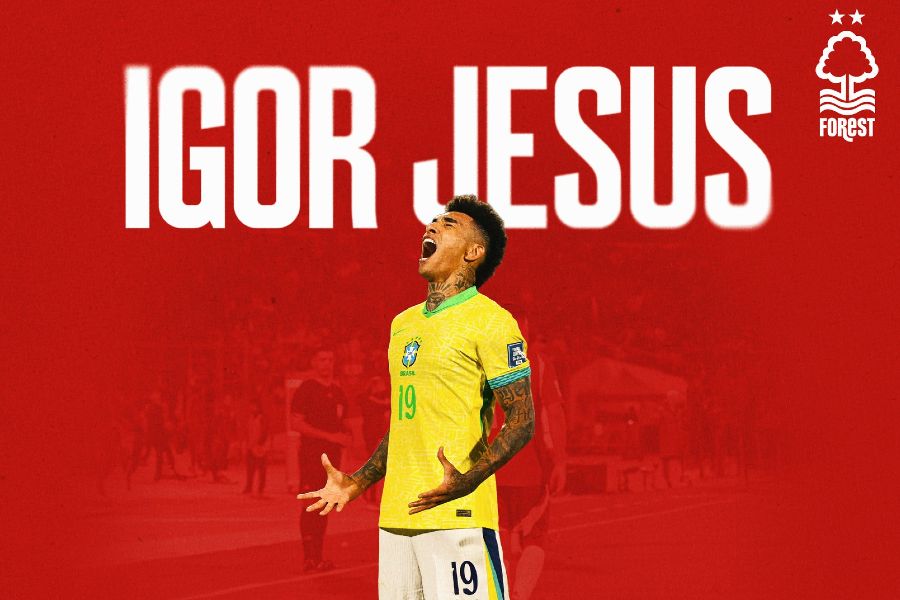 OFICIAL: Igor Jesus deixa o Botafogo por clube da Premier League