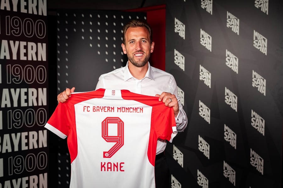 OFICIAL: Avançado inglês Harry Kane confirmado no Bayern Munique por quatro anos