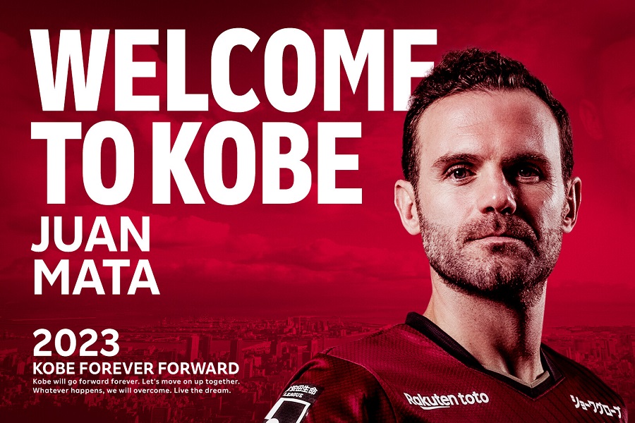 OFICIAL: Médio espanhol Juan Mata ruma aos japoneses do Vissel Kobe