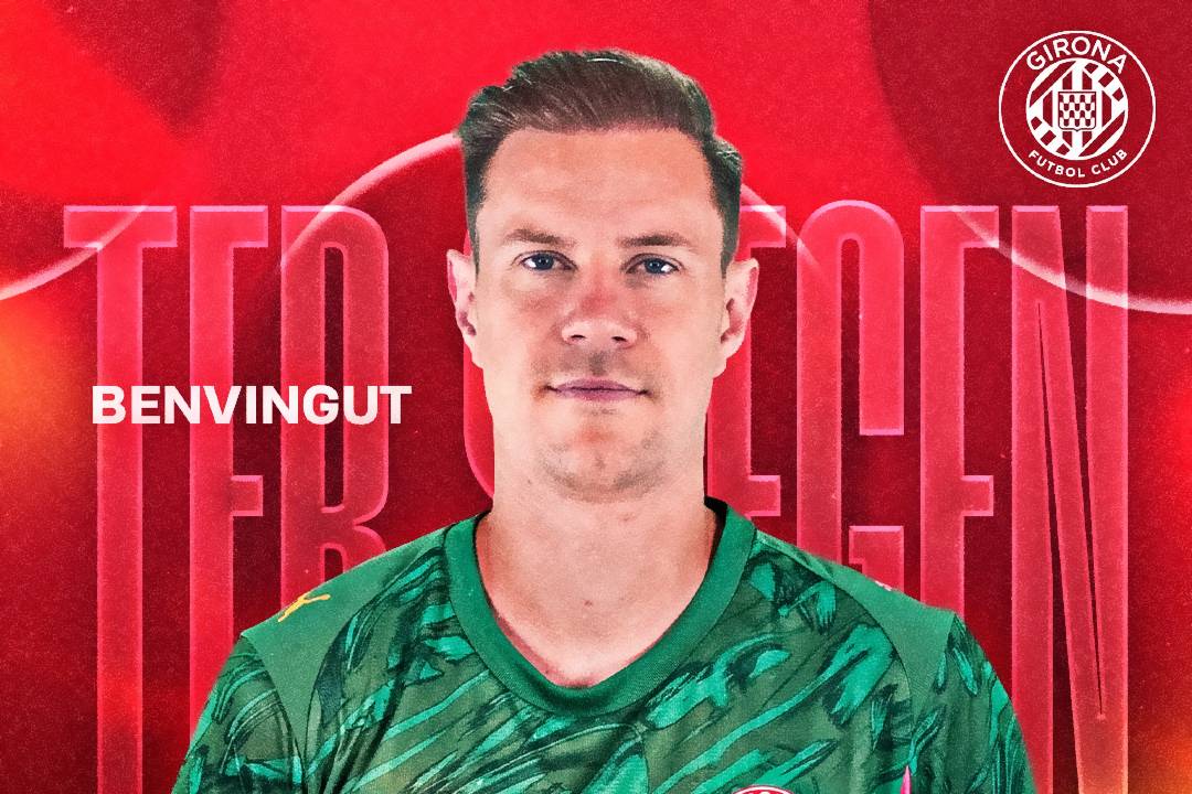 OFICIAL: Ter Stegen emprestado pelo Barcelona ao Girona até 2026